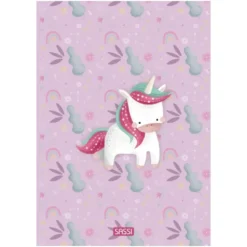 Quaderno A4 - Unicorno Sparkly