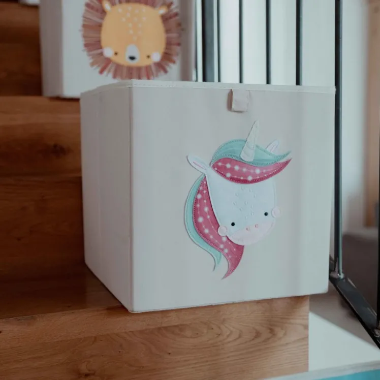 Scatola porta giochi - Unicorno Sparkly
