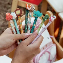 Set Penne Gel Cancellabili – Dinosauro, Unicorno e Leone