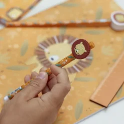 Set Penne Gel Cancellabili – Dinosauro, Unicorno e Leone
