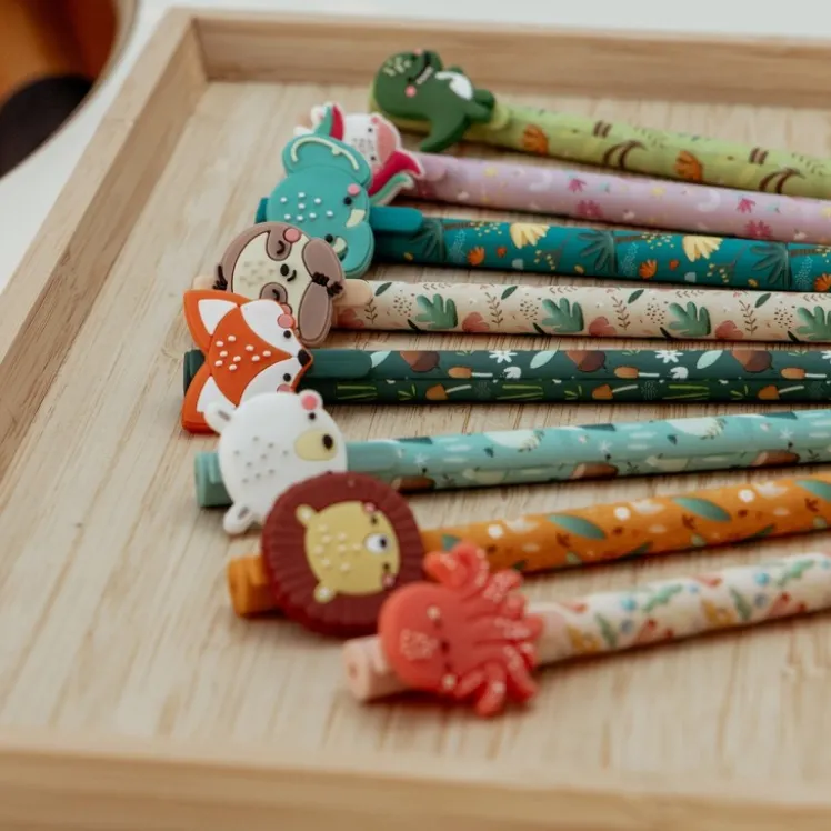 Set Penne Gel Cancellabili – Elefante, Dinosauro e Polpo