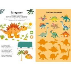 Sticker e attività. Dinosauri