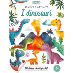 Sticker e attività. Dinosauri