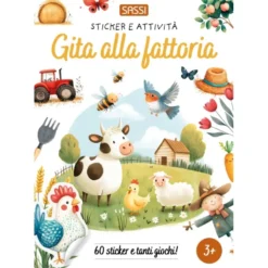 Sticker e attività. Gita alla fattoria