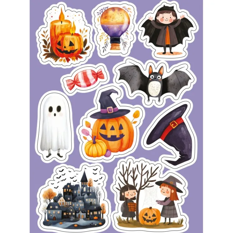 Sticker e attività. Halloween