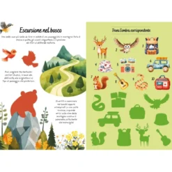 Sticker e attività. La montagna