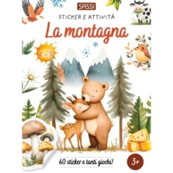 Sticker e attività. La montagna