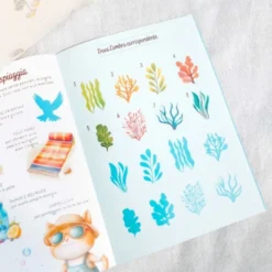 Sticker e attività. Vacanze al mare
