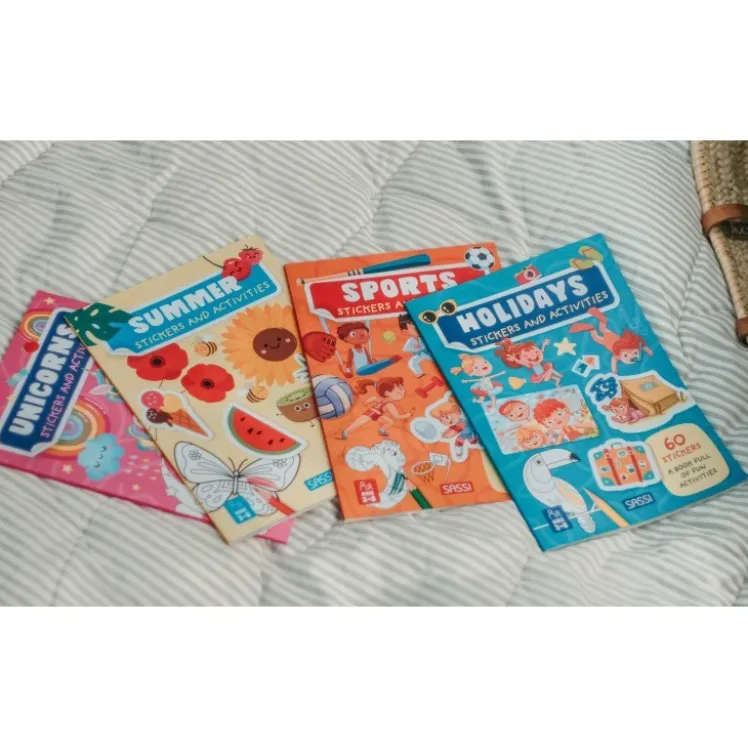 Stickers e attività. Gli unicorni