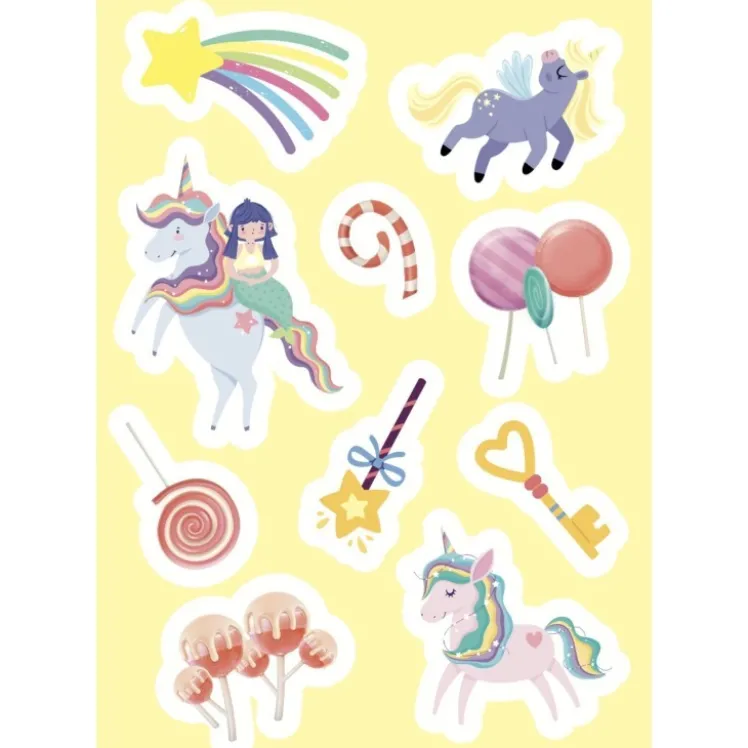 Stickers e attività. Gli unicorni