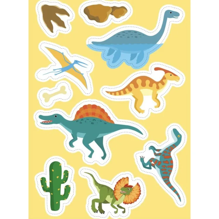 Stickers e attività. I dinosauri