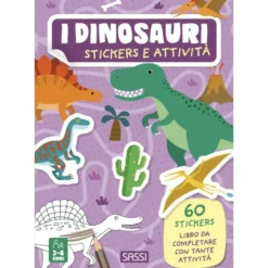 Stickers e attività. I dinosauri