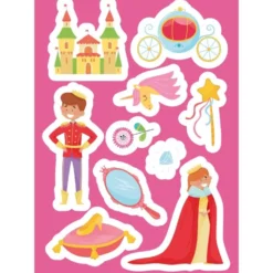 Stickers e attività. Principesse