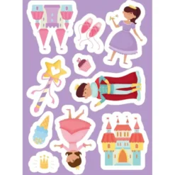 Stickers e attività. Principesse