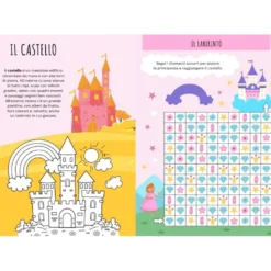 Stickers e attività. Principesse