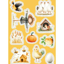 Stickers et activités. Visite à la ferme