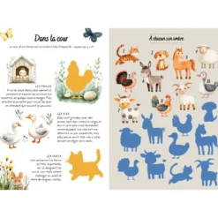 Stickers et activités. Visite à la ferme