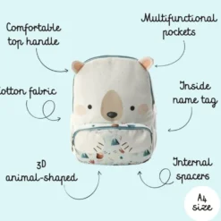 Zaino grande A4 - Orso Munchy