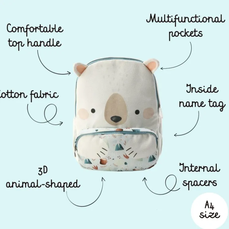 Zaino grande A4 - Orso Munchy